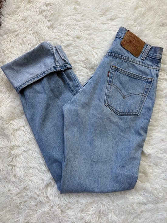 Levi's Denim - Vtg Levi’s 505 straight leg jeans 31x36 long inseam light wash 90s rigid denim